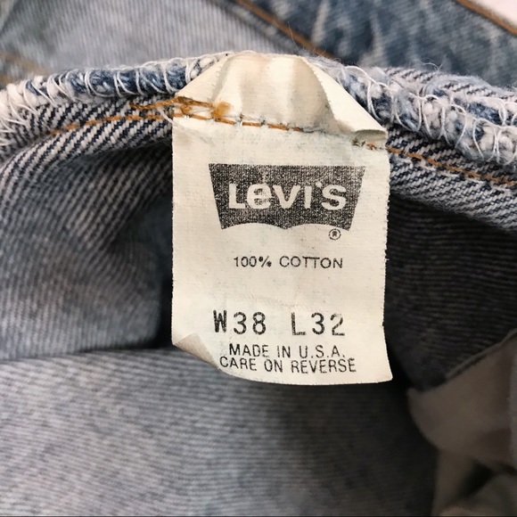 Vintage LEVI'S Jeans Made in USA Denim - Picture 4 of 8